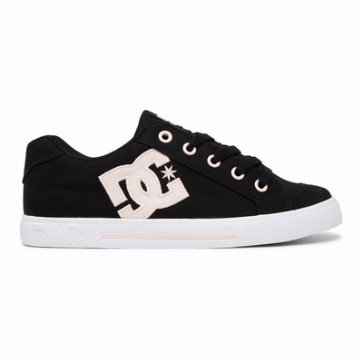 DC Chelsea Women's Black/Pink Sneakers Australia PVE-427